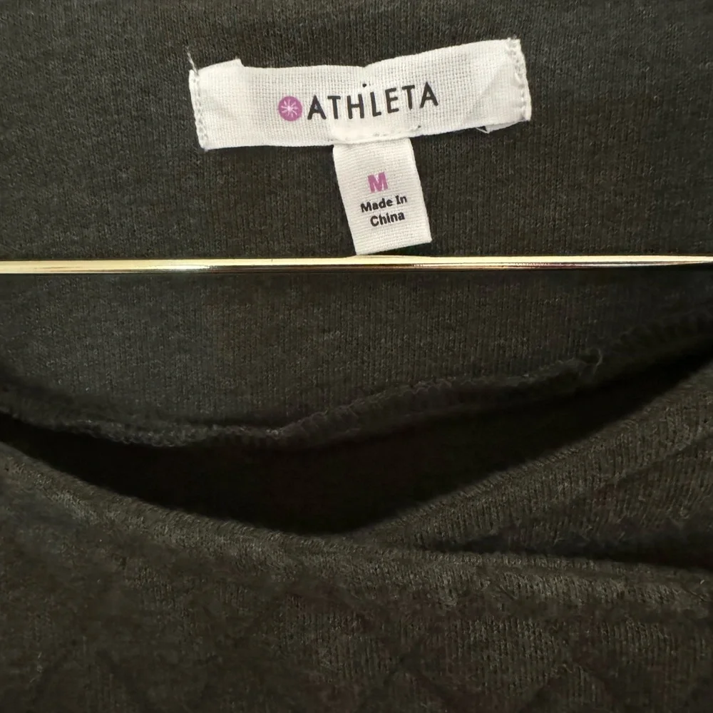 Athleta Belvedere Moto Jacket In Olive Green Size Medium - Picture 4 of 6
